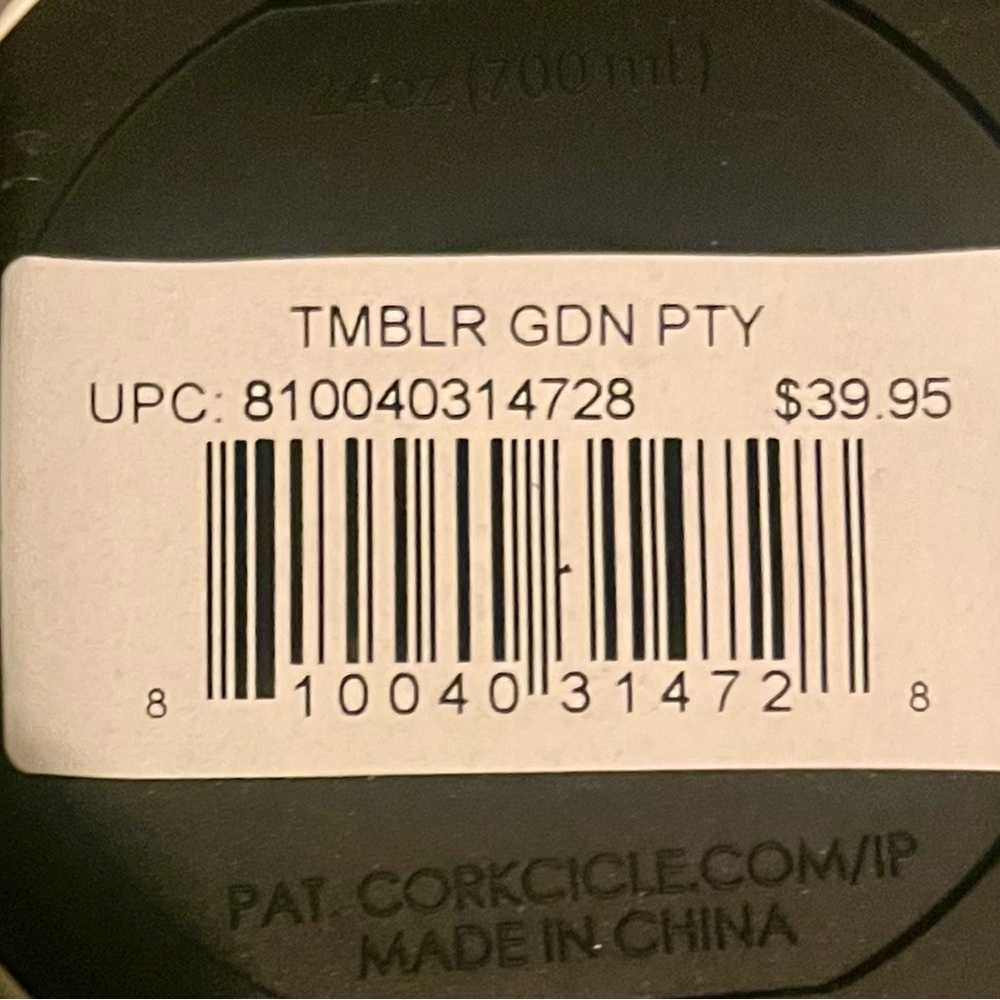 NWT CORKSICKLE X RIFLE PAPER CO. 24OZ TUMBLER! 5 ⭐️’S! SOLD OUT ONLINE & - Picture 8 of 14